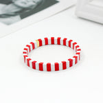 Load image into Gallery viewer, Macaron Elastic Bracelet Dual-Tone Enamel Alloy S5P043