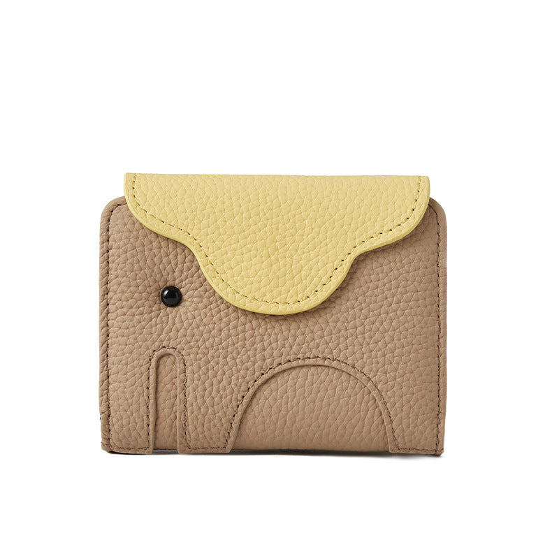 Elephant Card Case Macaron Colors Multi-slot Wallet  N6D016