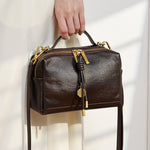 Load image into Gallery viewer, Women's Genuine Leather Pillow Crossbody Handbag N6J169
