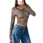 Load image into Gallery viewer, Animal Print Crew Tee  In Ultra Light N5Z467
