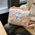 Load image into Gallery viewer, Floral Print Cotton Organizer Polyester Lining S5P326