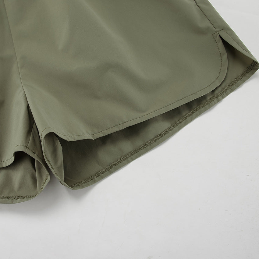 Sport Windbreaker and Shorts Set Women N6D116