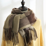 Load image into Gallery viewer, Heavyweight Thermal Shawl in Multiple Colors M5A225