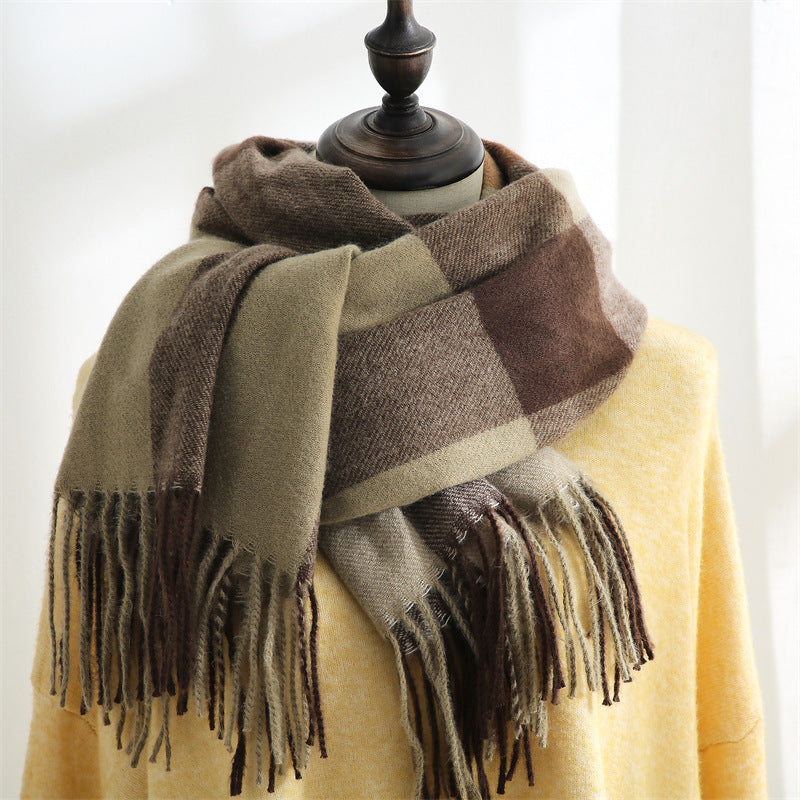 Heavyweight Thermal Shawl in Multiple Colors M5A225