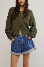 Load image into Gallery viewer, Button Relax Cardigan Mid Weight Options N5A140
