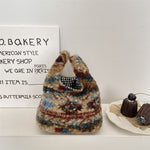 Load image into Gallery viewer, Cute Plush Wristlet Bag Portable Snack Lunch Tote  S5P862