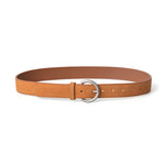 Load image into Gallery viewer, Matte Prong Buckle Genuine Leather Belt Women N6H325
