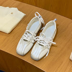 Load image into Gallery viewer, Lace Up Ballet Mary Jane Flat Shoes Women N6C144