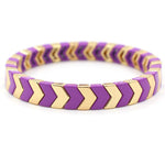 Load image into Gallery viewer, Arrow Beads Bracelet Tribal Enamel Elastic Adjustable S5P049
