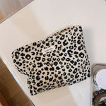 Load image into Gallery viewer, Leopard Print Canvas Zipper Organizer Horizontal S5P367