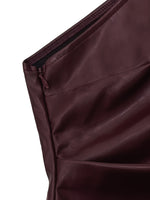 Load image into Gallery viewer, Sleeveless Asymmetric Zip PU Top Women N6F017