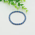Load image into Gallery viewer, Tube Bead Chain Alloy Vitreous Enamel Rainbow S5P267