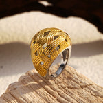 Load image into Gallery viewer, Steel Band Ring Closed Classic Premium Design S5P011
