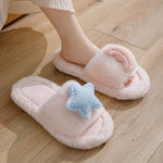 Load image into Gallery viewer, Star Moon Color Block Open Toe Slippers Women M5A283