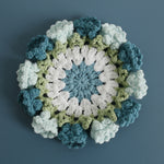 Load image into Gallery viewer, Handmade Crochet Lily of Valley Coaster Bag Charm N6G034
