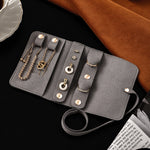 Load image into Gallery viewer, Leather Jewelry Organizer Pouch Multi Function S5P399