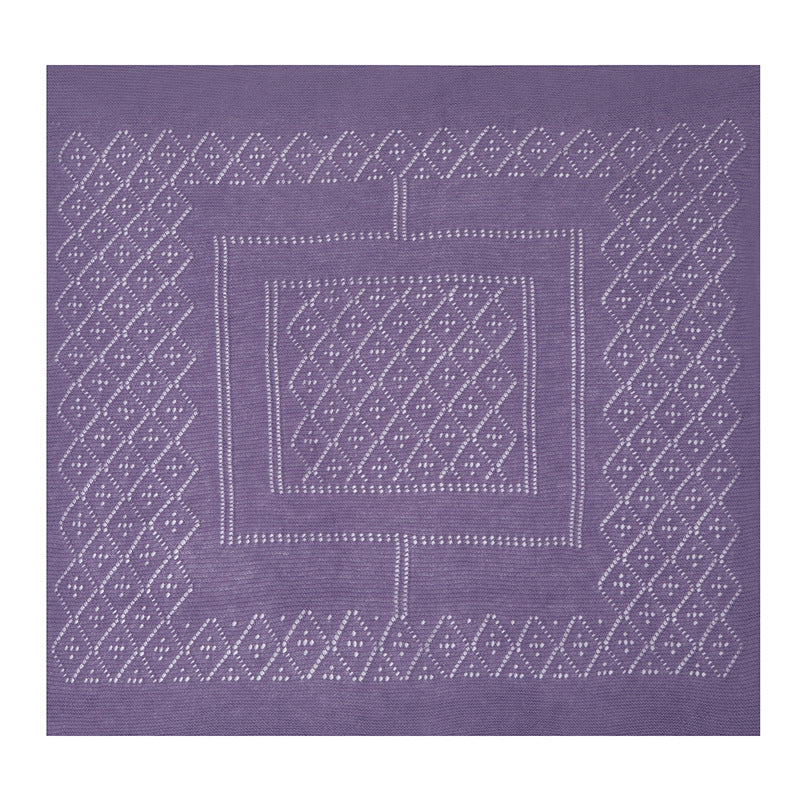 Hollow Knit Shawl Square Scarf Women Lightweight N6H249