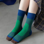 Load image into Gallery viewer, Ombre Gradient Mid-Calf Socks Women Cotton N6H024