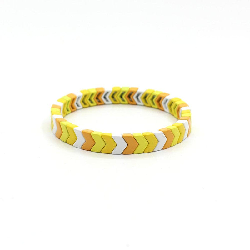 Arrow Bead Gradient DIY Bracelet Alloy Modular Fade S5P259