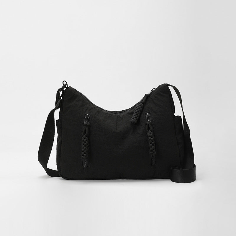Women's Large Nylon Dumpling Crossbody Bag N6J205