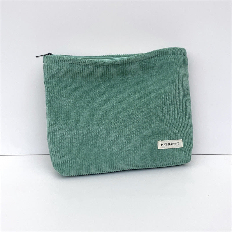 Corduroy Cosmetic Organizer Multi Compartment  S5P323