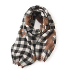 Load image into Gallery viewer, Faux Cashmere Fringe Wrap M5A235