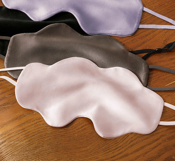 Silk Sleep Eye Mask Women Contoured Cloud Shape S5P820