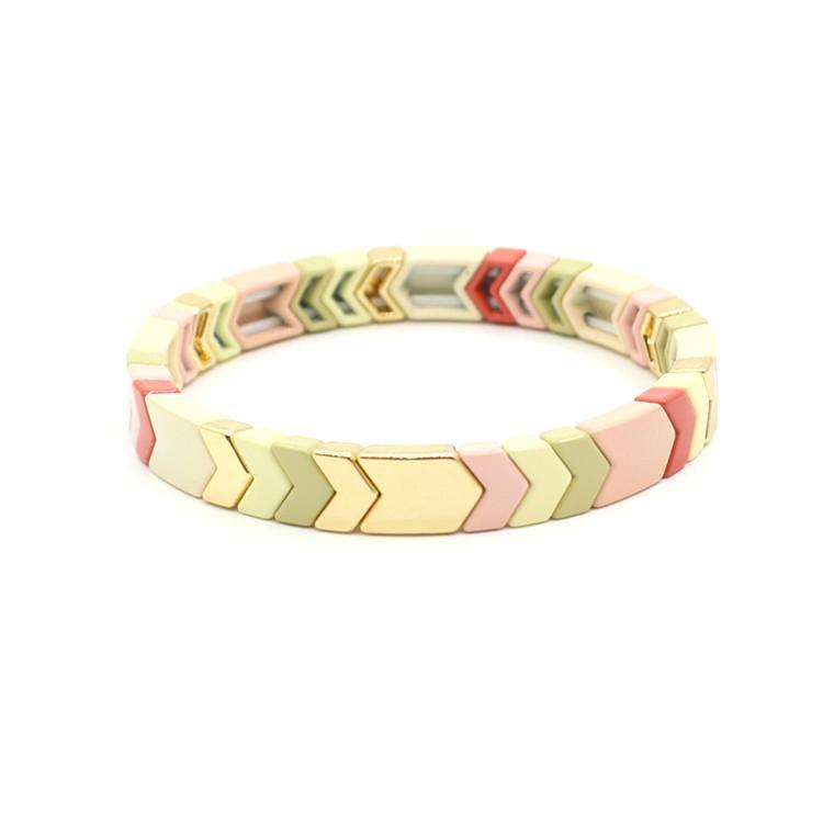 Macaron Pastel Arrow Beads Bracelet S5P042