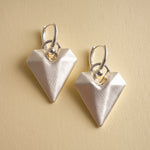 Load image into Gallery viewer, Womens Brushed Heart Copper Hoop Earrings N6K163