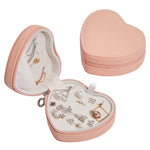 Load image into Gallery viewer, Heart Shape Leather Jewelry Organizer Box S5P831