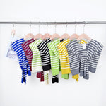 Load image into Gallery viewer, Colorblock Stripe Knit Shoulder Cape Women Travel N6H244