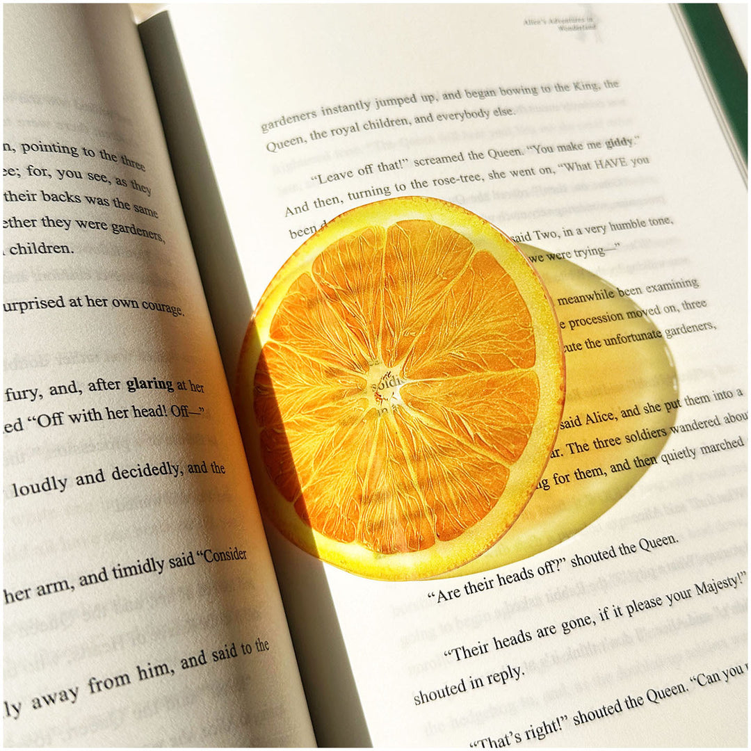 Acrylic Fruit Bookmarks Transparent Cute Gift N6G008