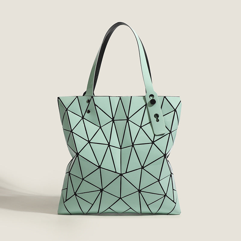 Geometric Sequin Tote PVC Partitioned Organizer S5P306