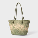 Load image into Gallery viewer, Hand Woven Rattan Tote Bag Beach Women N6C303