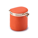 Load image into Gallery viewer, Genuine Leather Kiss Lock Coin Purse Mini Jewelry Box N6G100