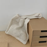 Load image into Gallery viewer, Mesh Crochet Tote Bag Vintage Women N6C060