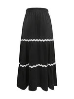 Load image into Gallery viewer, Ruffle Hem Boho Maxi Skirt Women N6C254