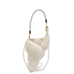 Load image into Gallery viewer, Handwoven Shell Beach Crossbody Bag Crochet Tote N6F084