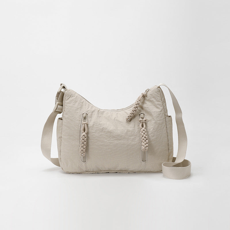 Women's Large Nylon Dumpling Crossbody Bag N6J205