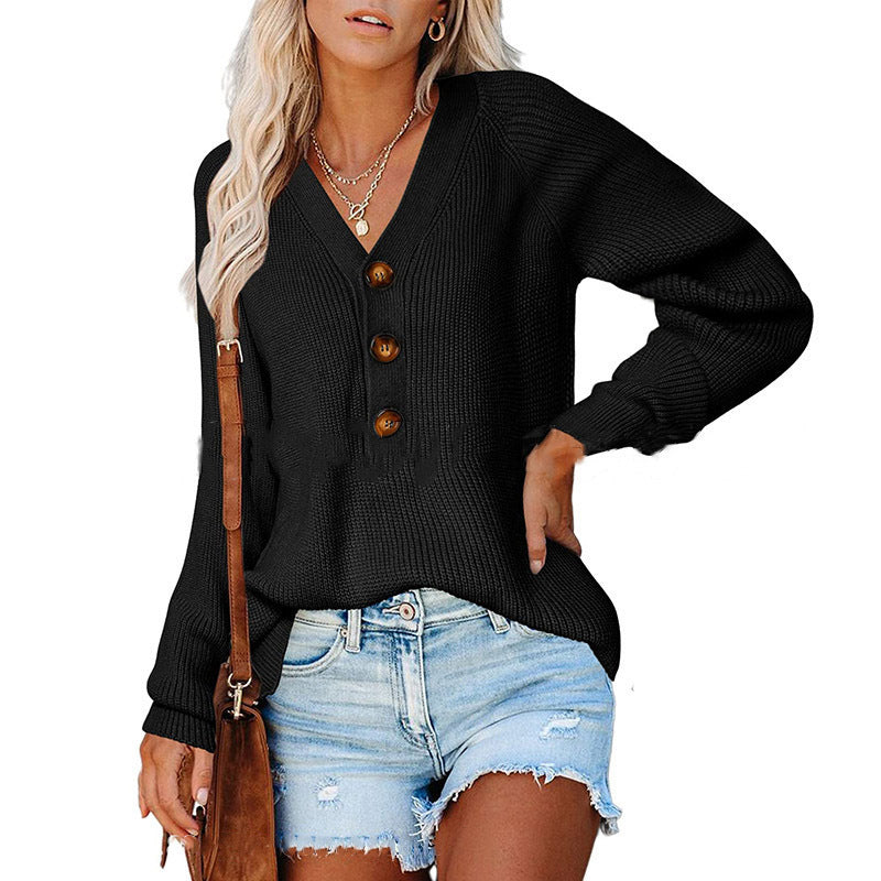 Button V Sweater Mid Heavy Options N5Z910