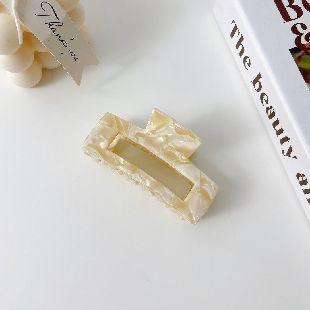 Square Acetate Hair Claw Clip Women N6C353