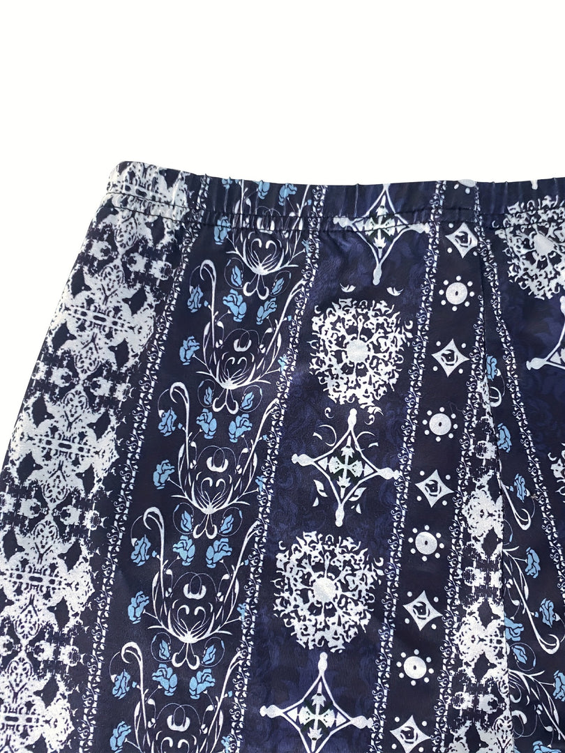Bohemian High Waist Flared Leggings Pants Women N6F233