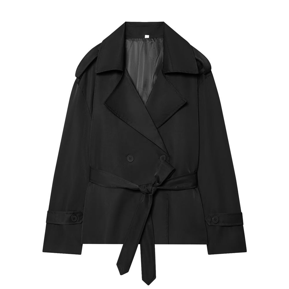 Short Belted Jacket Women Office N6C266