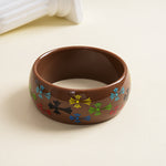 Load image into Gallery viewer, Womens Cross Print Acrylic Bracelet N6K140