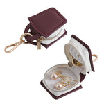 Load image into Gallery viewer, Compact PU Travel Jewelry Organizer Hanging Hook S5P400
