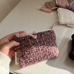 Load image into Gallery viewer, Coarse Knit Wool Pouch Organizer  S5P348
