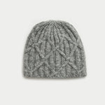 Load image into Gallery viewer, Women's Wool Blend Cable Knit Beanie N6J107