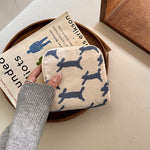 Load image into Gallery viewer, Embroidered Floral Linen Cotton Pouch Organizer S5P974
