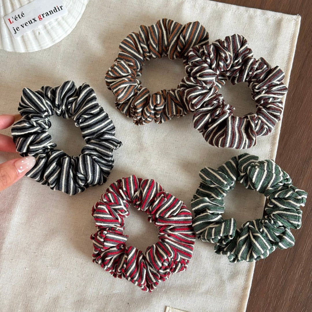 Womens Leopard Print Fabric Scrunchie N6K030