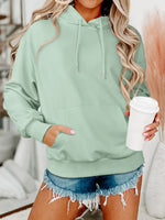 Load image into Gallery viewer, Solid Color Hoodie Women Cotton Loose Fit Long Sleeve N6H047